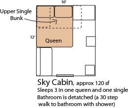Sky Cabin | Snow Cabin floorplan